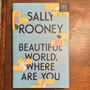 Sally Rooney Book with Illustrated Cover - Like New!